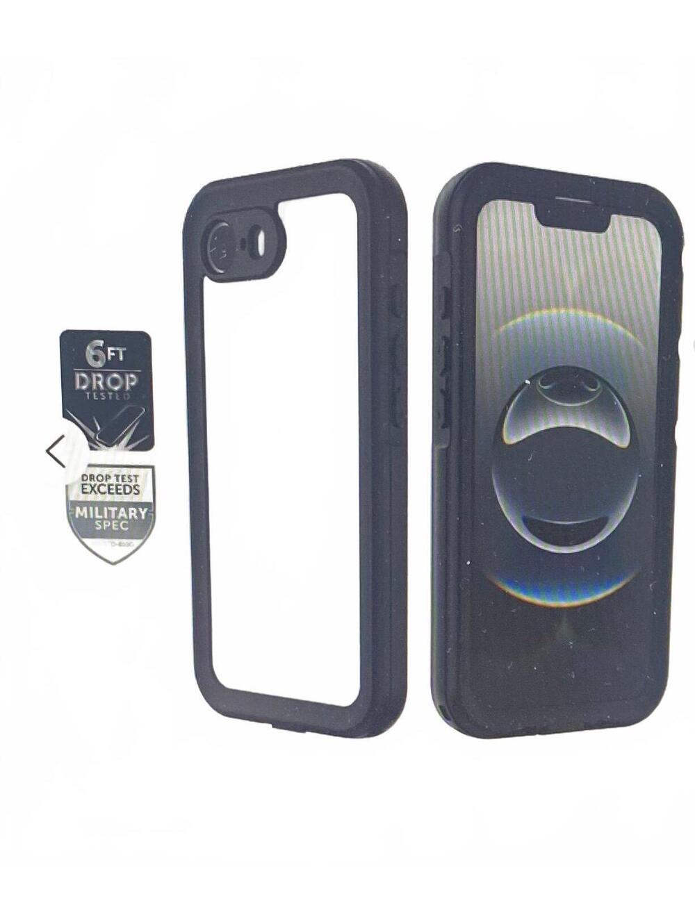 Body Glove Tidal Waterproof Case for iPhone 16e Black/Clear